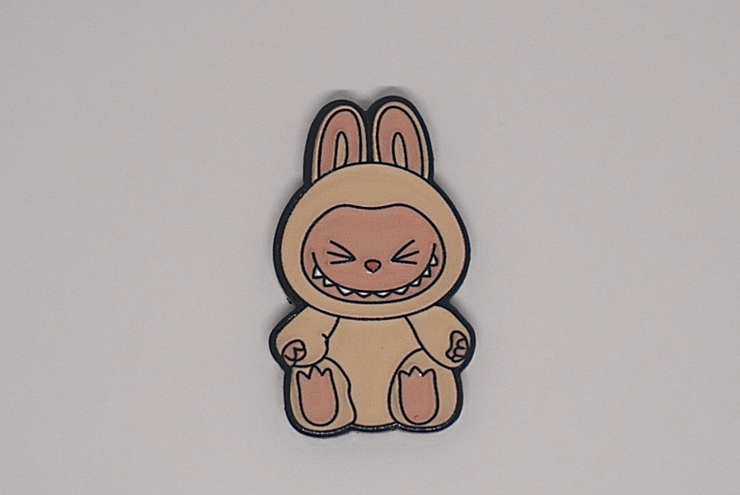 Yellow Labubu - Metal Sticker