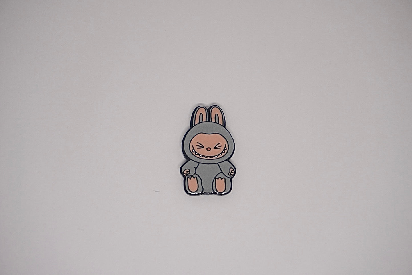 Grey Labubu - Metal Sticker