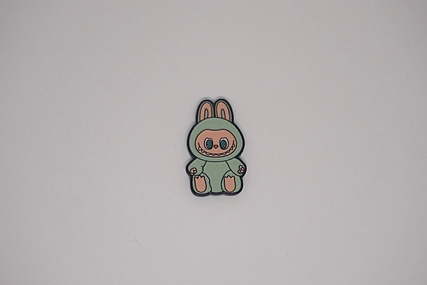 Green Labubu - Metal Sticker
