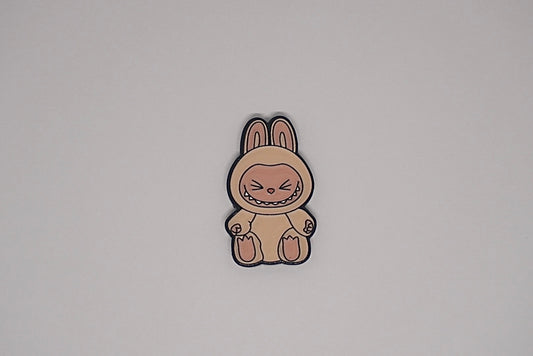 Yellow Labubu - Metal Sticker
