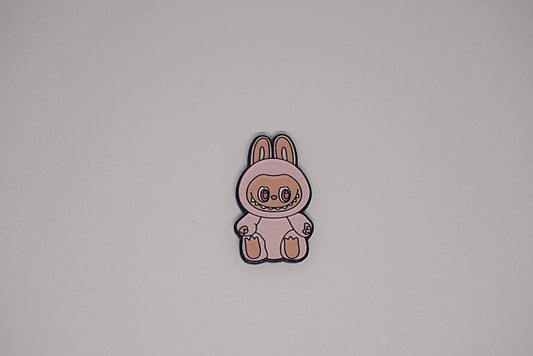 Pink Labubu - Metal Sticker