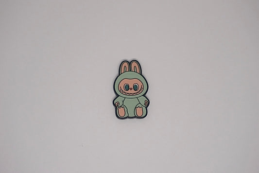 Green Labubu - Metal Sticker